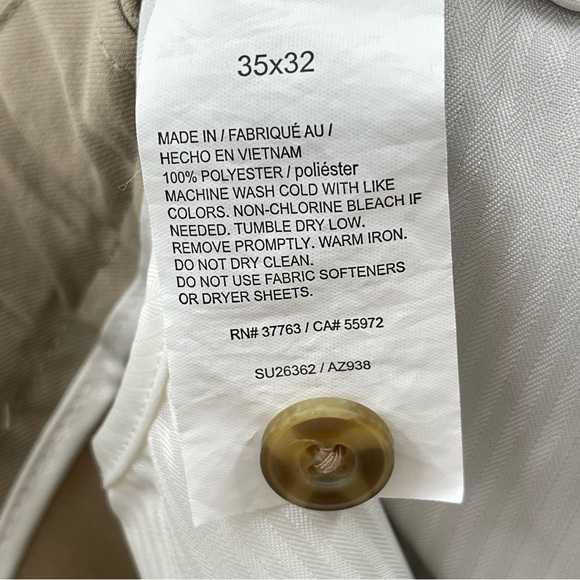 PGA TOUR Flat Front Grandpacore Golf Pant Size 35x32 - Picture 7 of 8